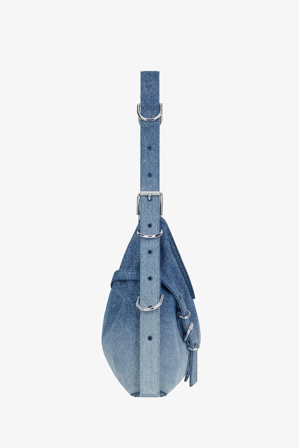 Medium Voyou Bag - Denim