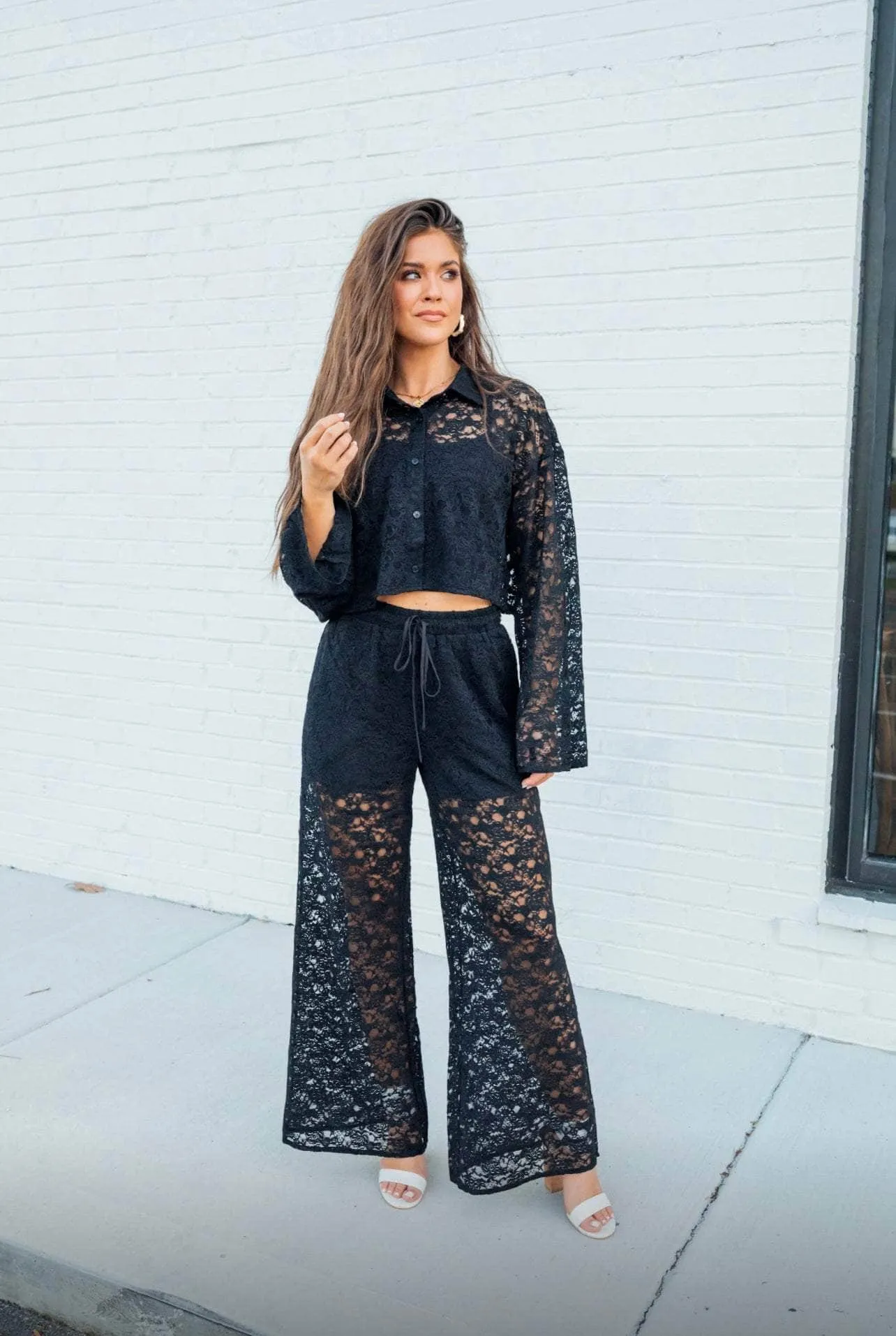 Meet Me Later Lace Pants