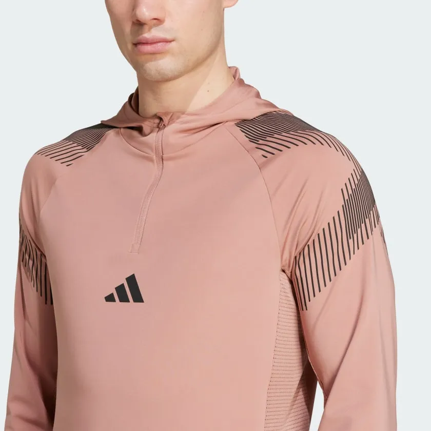 Men's adidas Pro-Series Quarter Zip Hooded Track Jacket