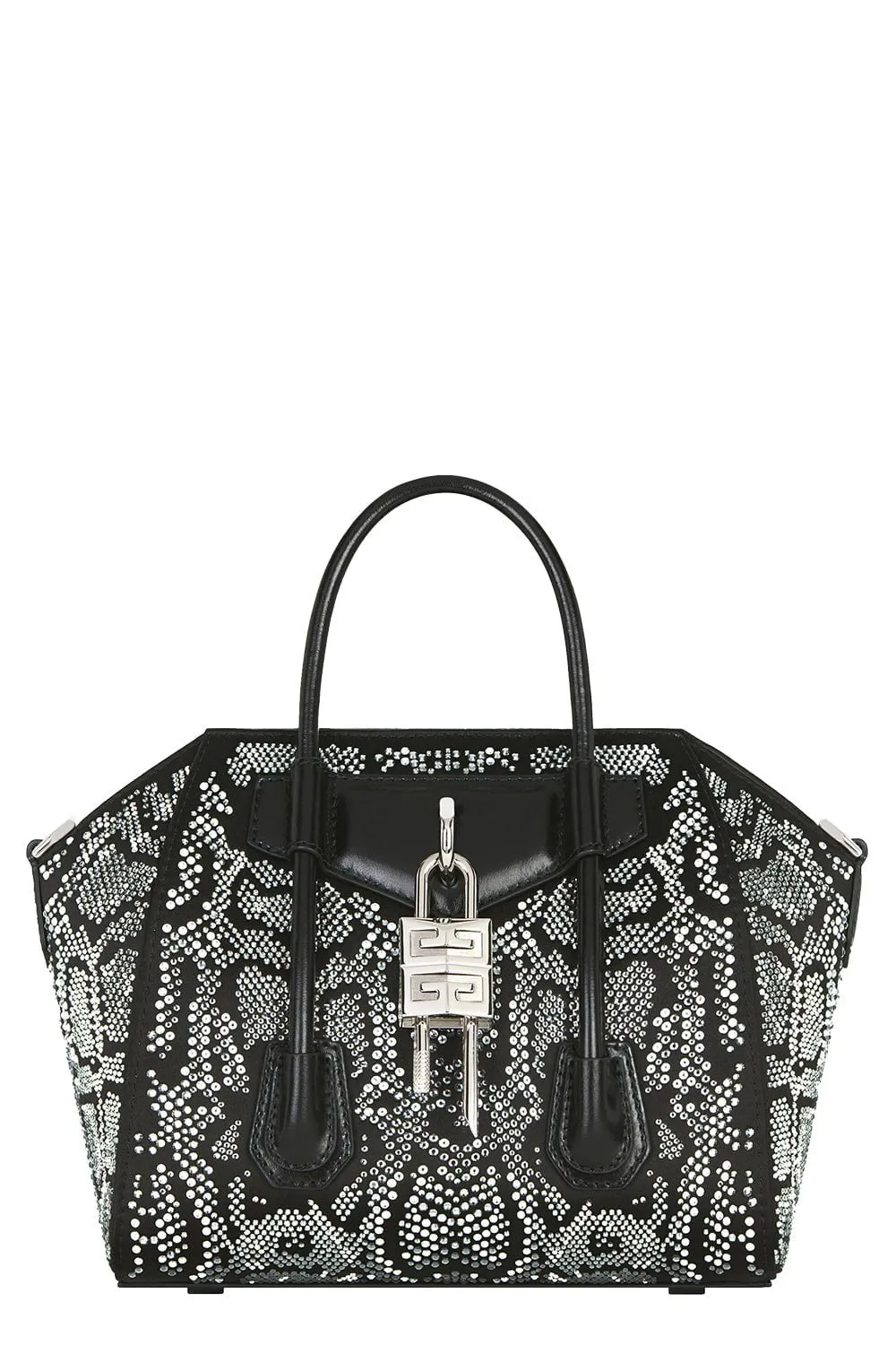 Mini Antigona Lock Bag - Black