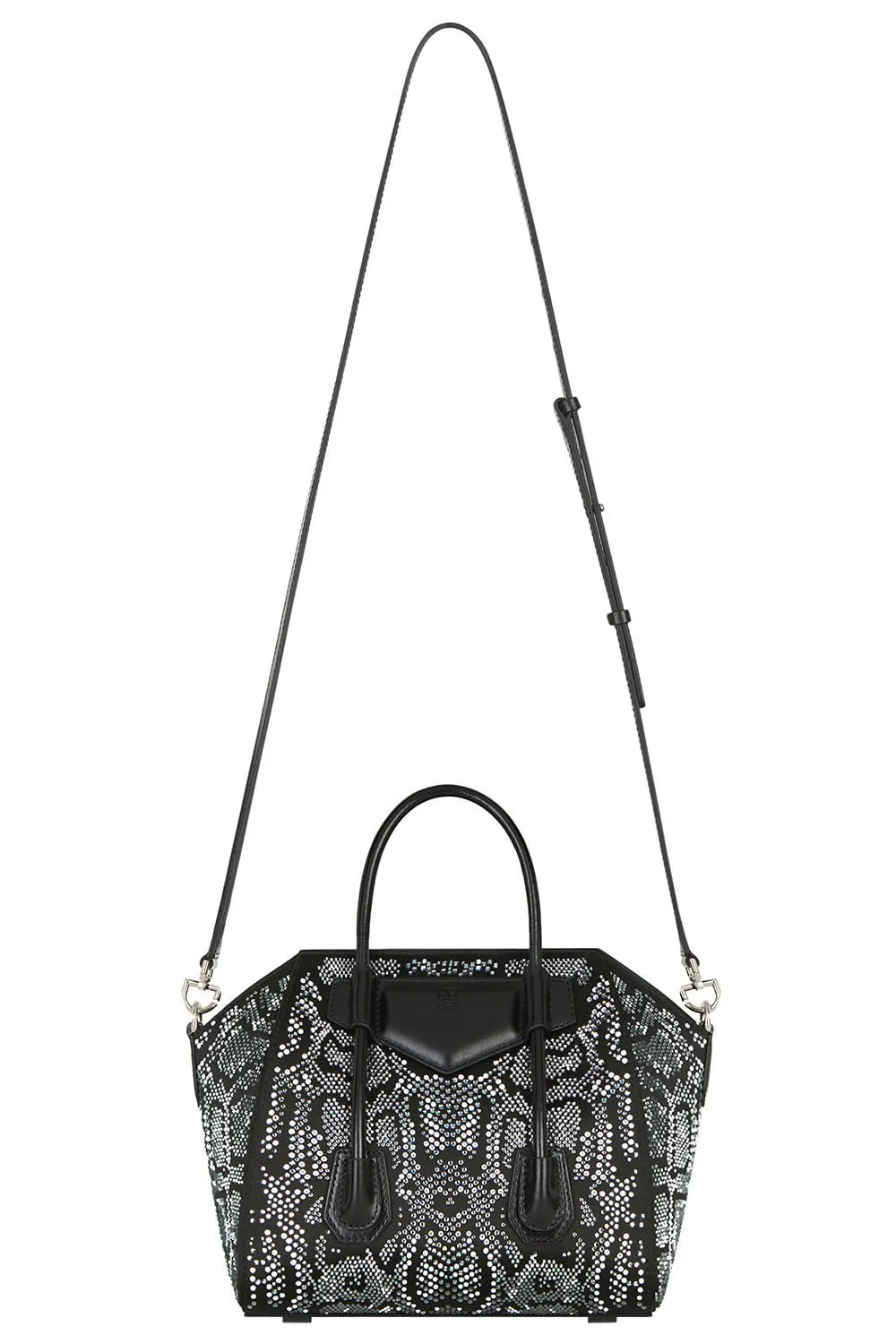 Mini Antigona Lock Bag - Black