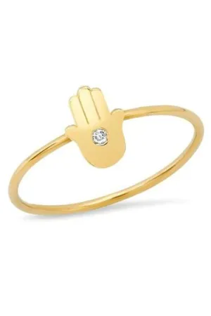 Mini Hamsa Ring