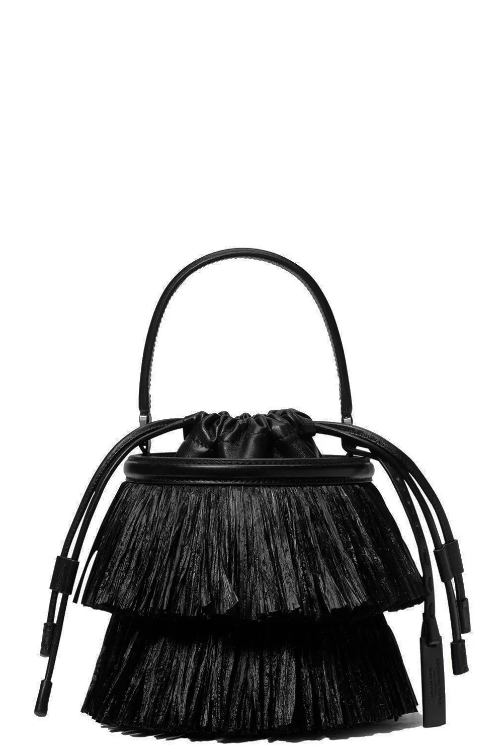 Mini Ischia Bucket Bag - Black