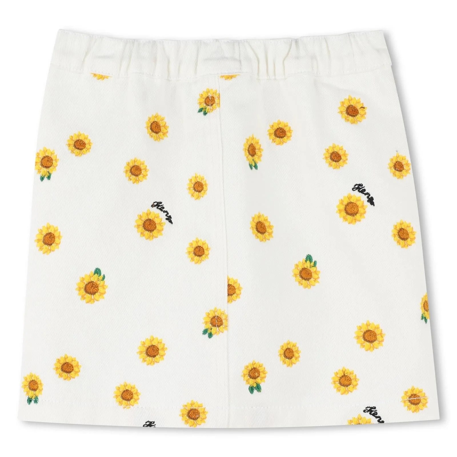 Mini Sunflower Print Skirt