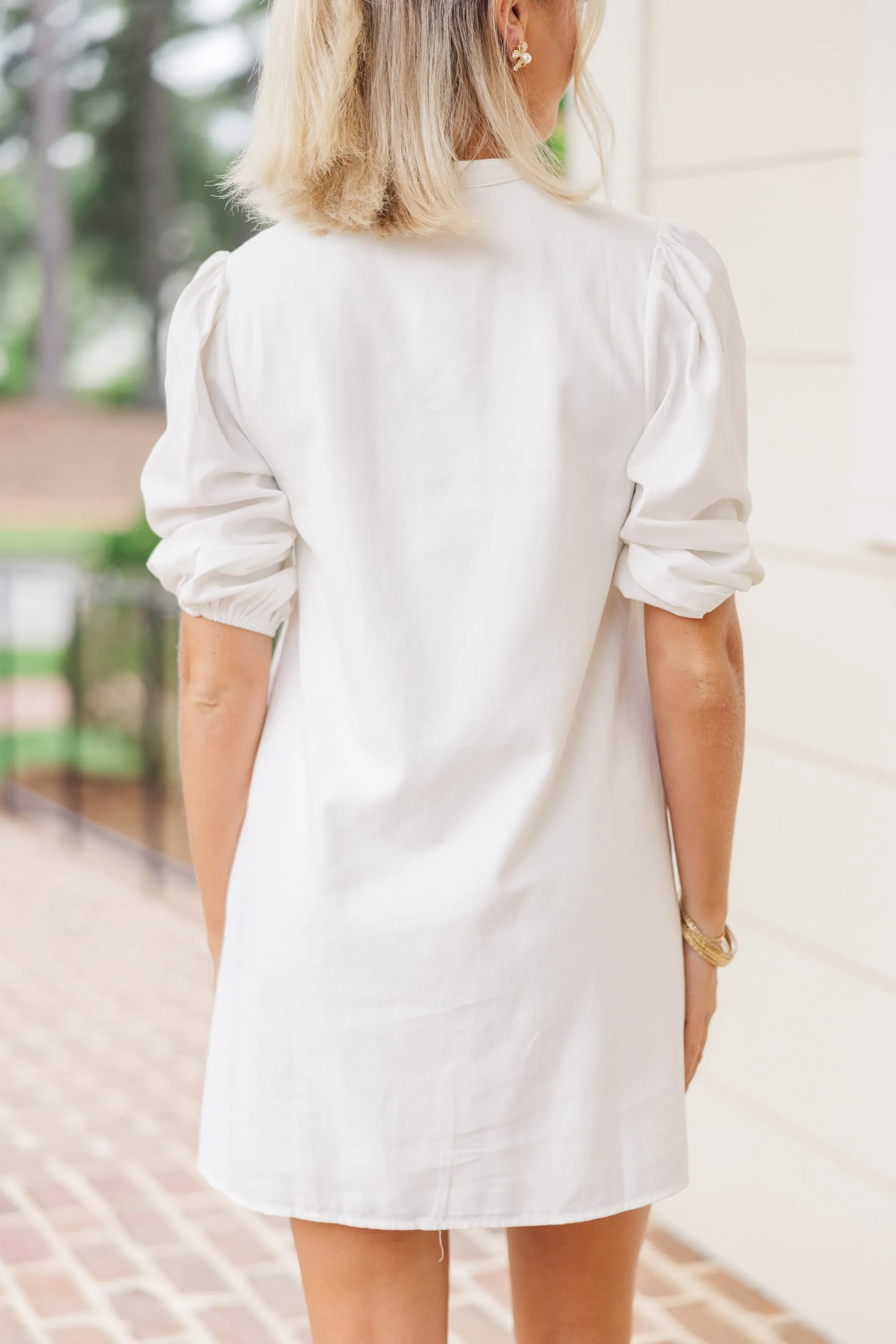 More To Love Ivory Bow Dress