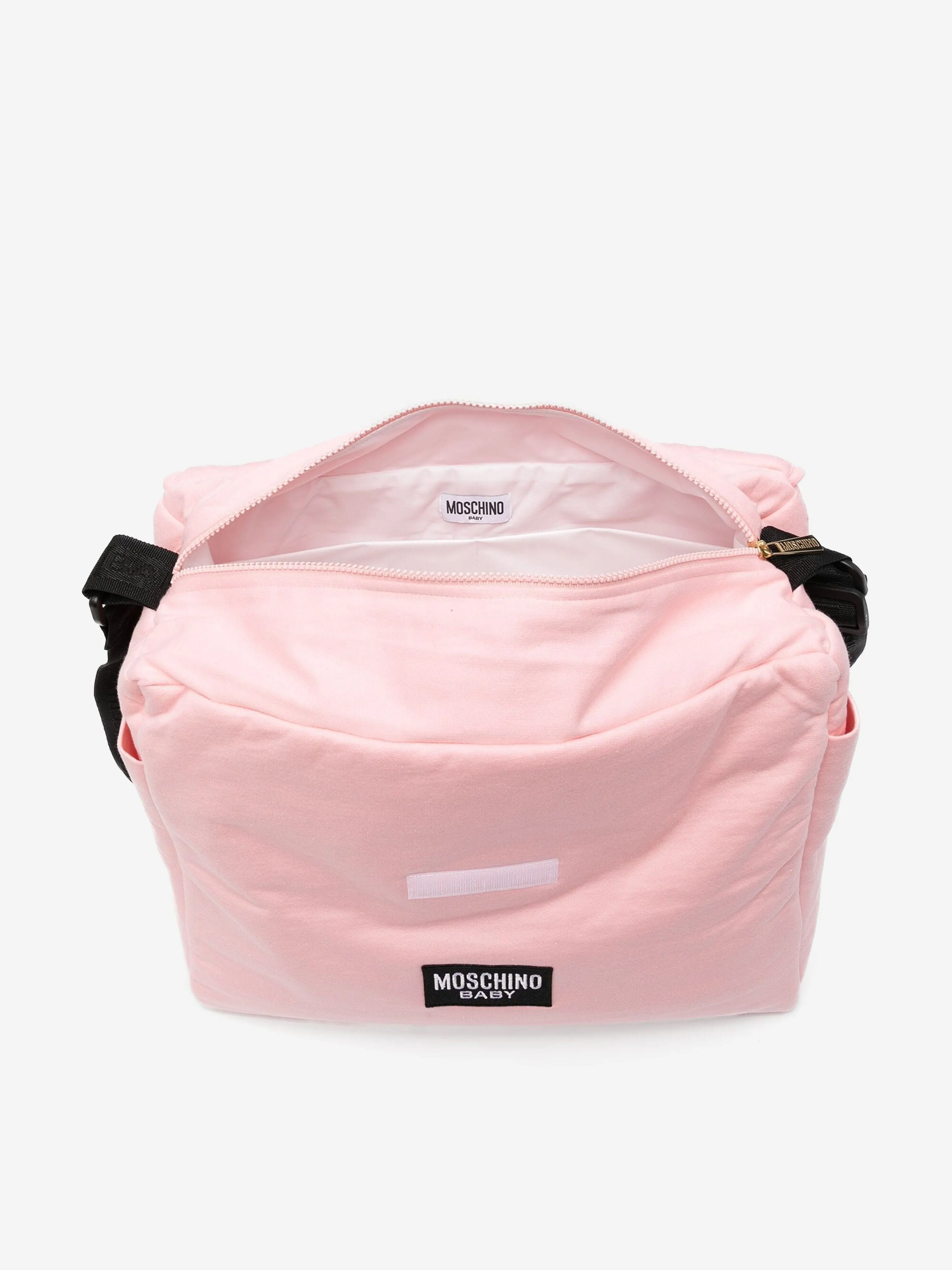 Moschino Baby Bear Logo Changing Bag in Pink (60cm)