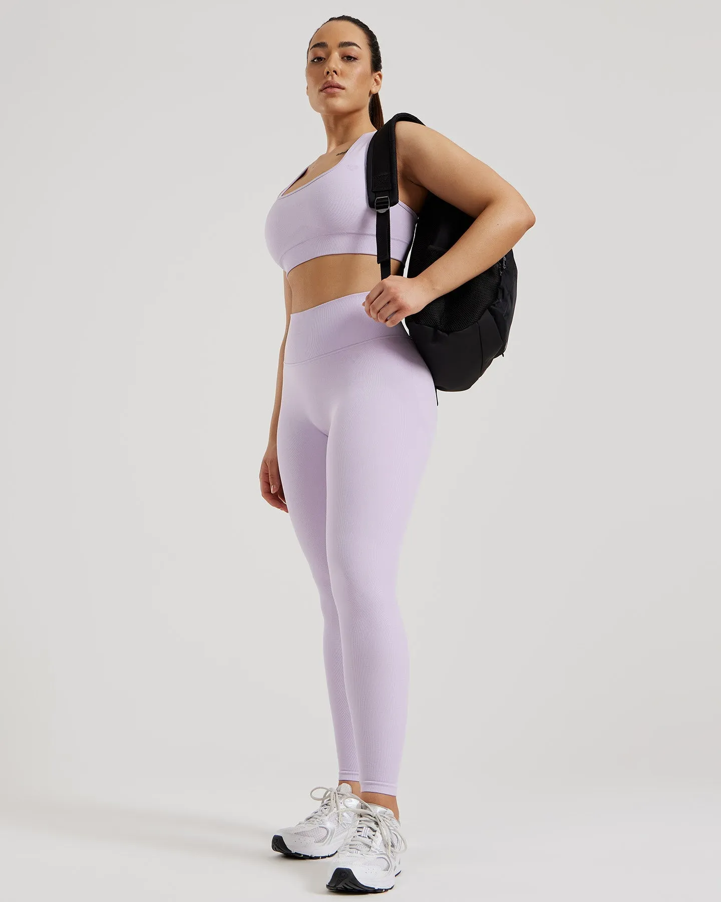 Motion Seamless Racer Back Bra | Cool Lilac