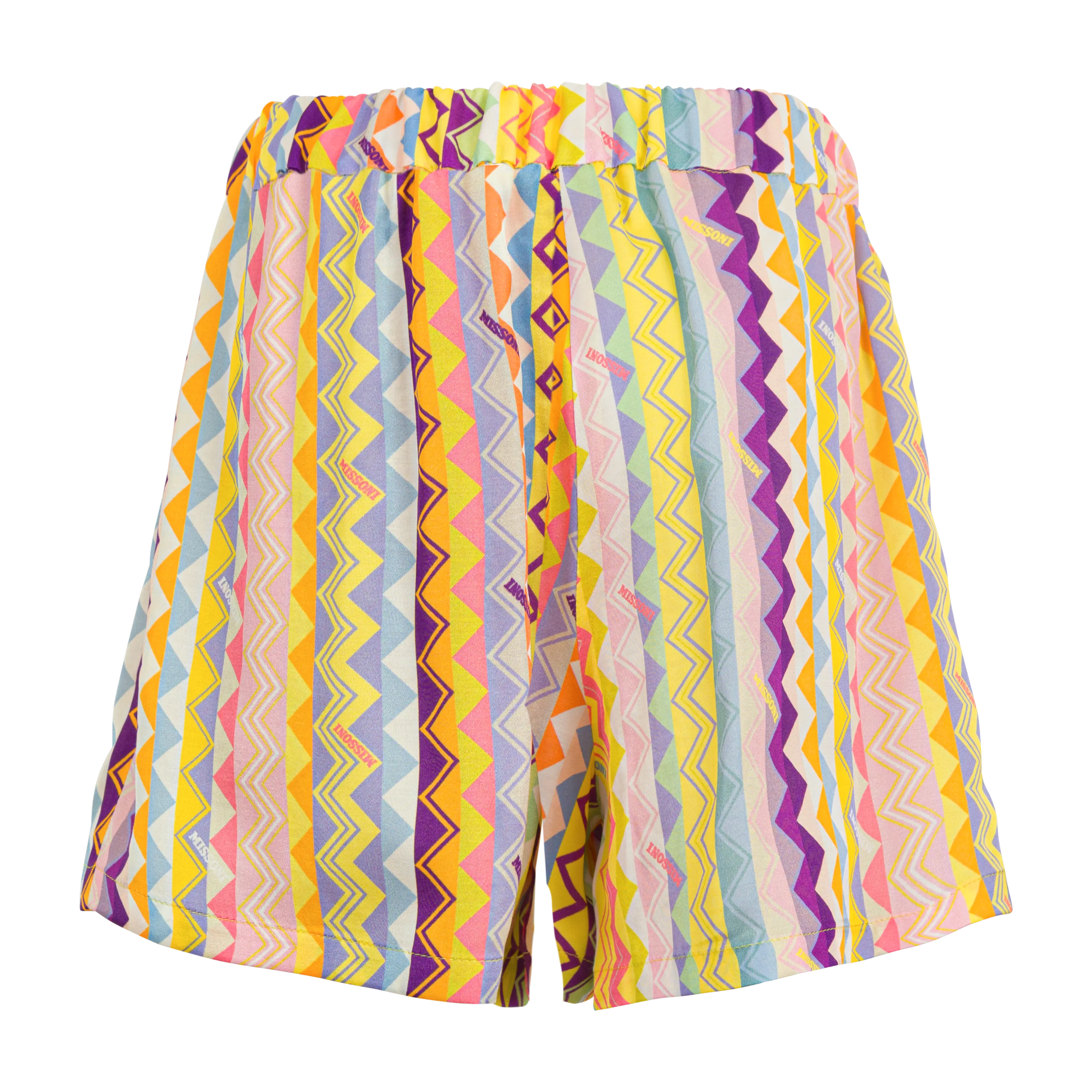 Multicolor Zigzag Shorts