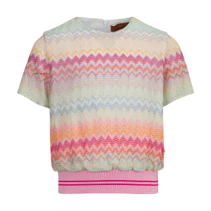 Multicolor Zigzag Top