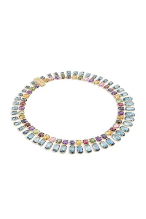 Murano Statement Gemstone Collar Necklace