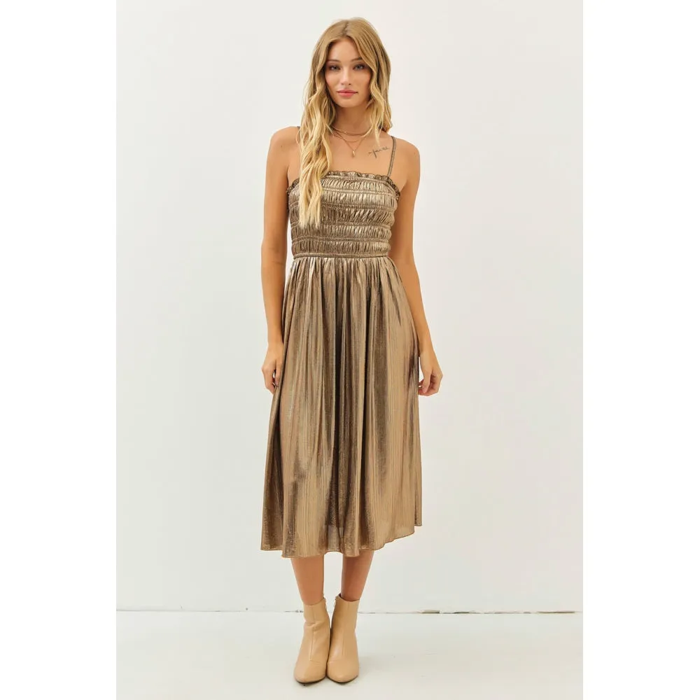 My Night Midi Dress - Bronze