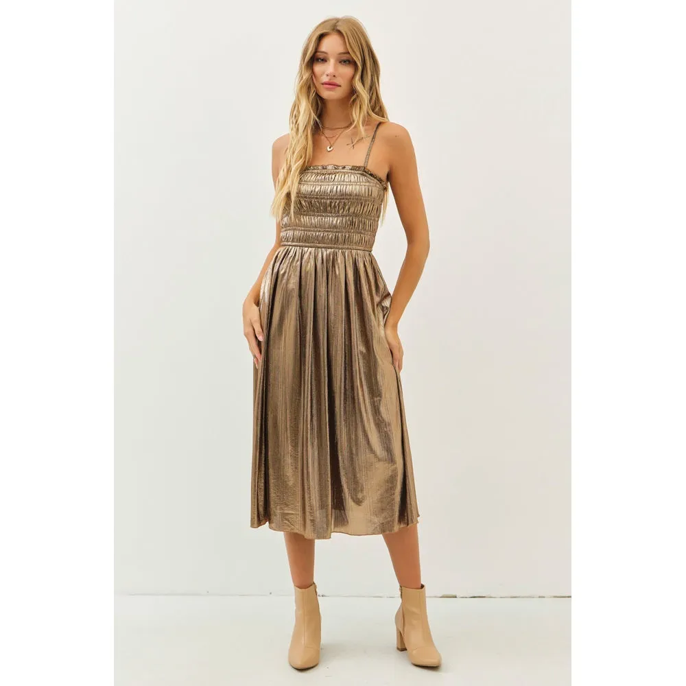 My Night Midi Dress - Bronze