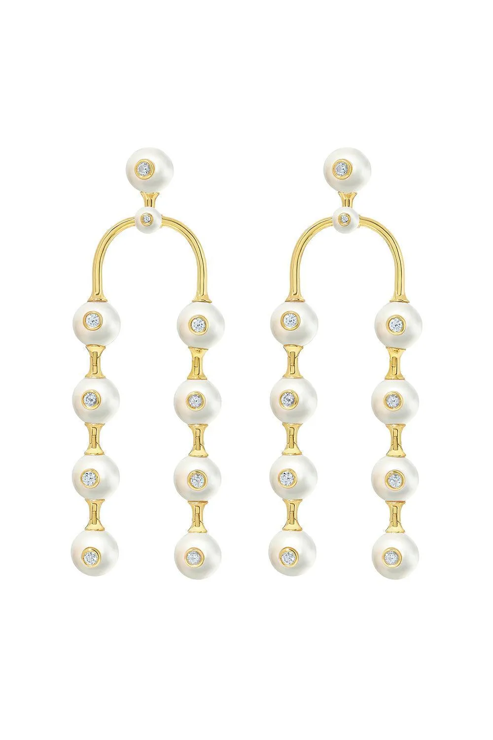 Nemara Grand Pearl Drop Earrings