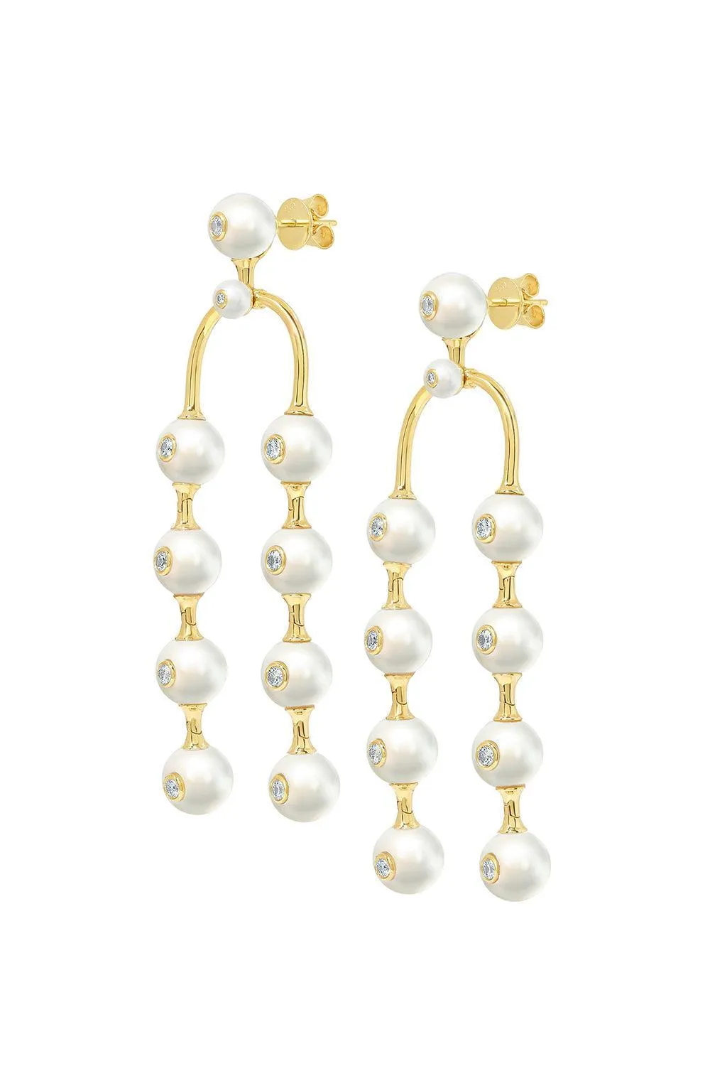 Nemara Grand Pearl Drop Earrings