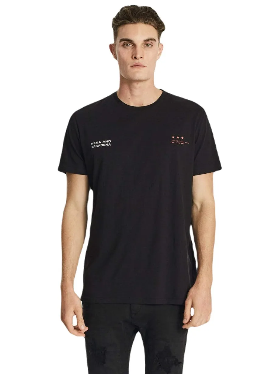 Nena And Pasadena - NXP Impulsive Cape Back Tee - Jet Black