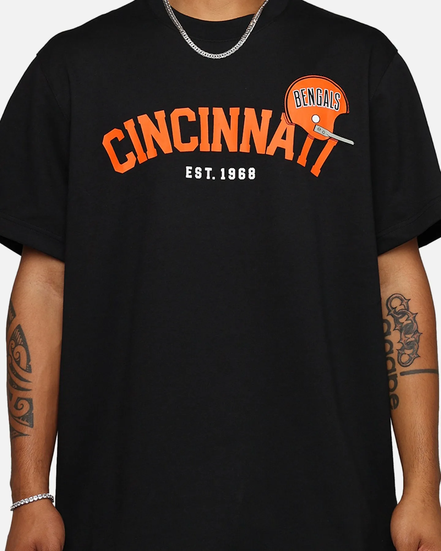 Nike Cincinnati Bengals Rewind Slogan T-Shirt Black