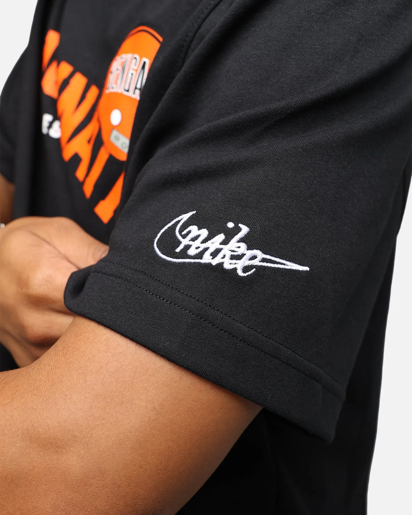 Nike Cincinnati Bengals Rewind Slogan T-Shirt Black
