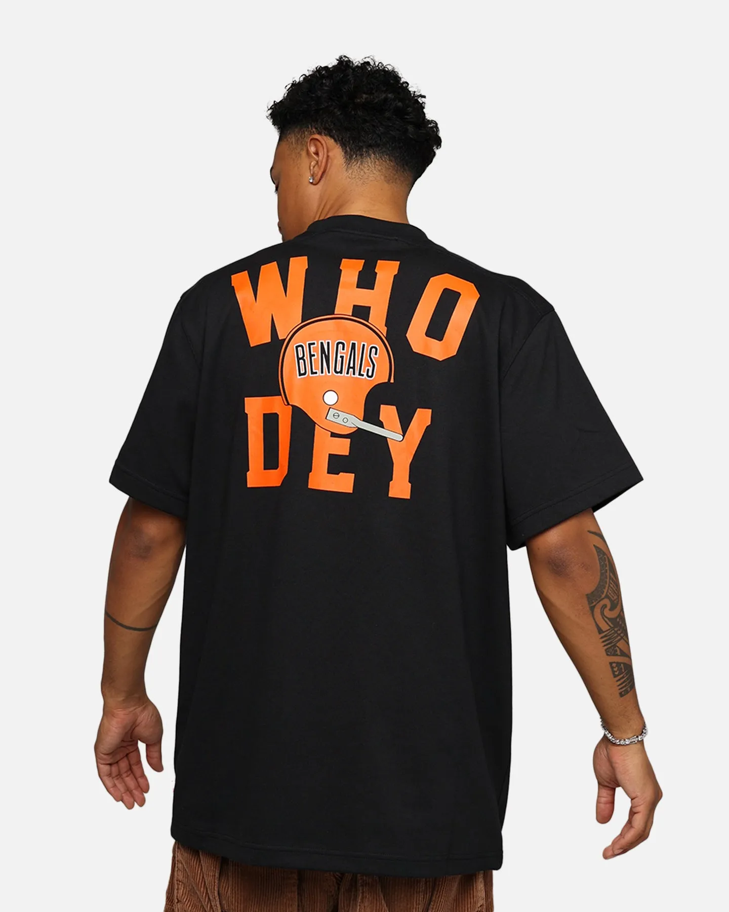 Nike Cincinnati Bengals Rewind Slogan T-Shirt Black