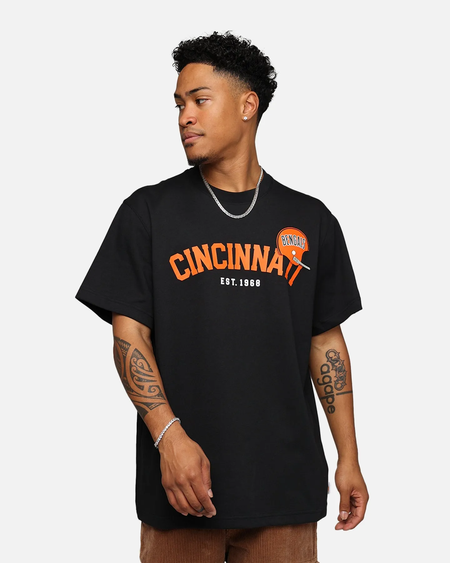 Nike Cincinnati Bengals Rewind Slogan T-Shirt Black