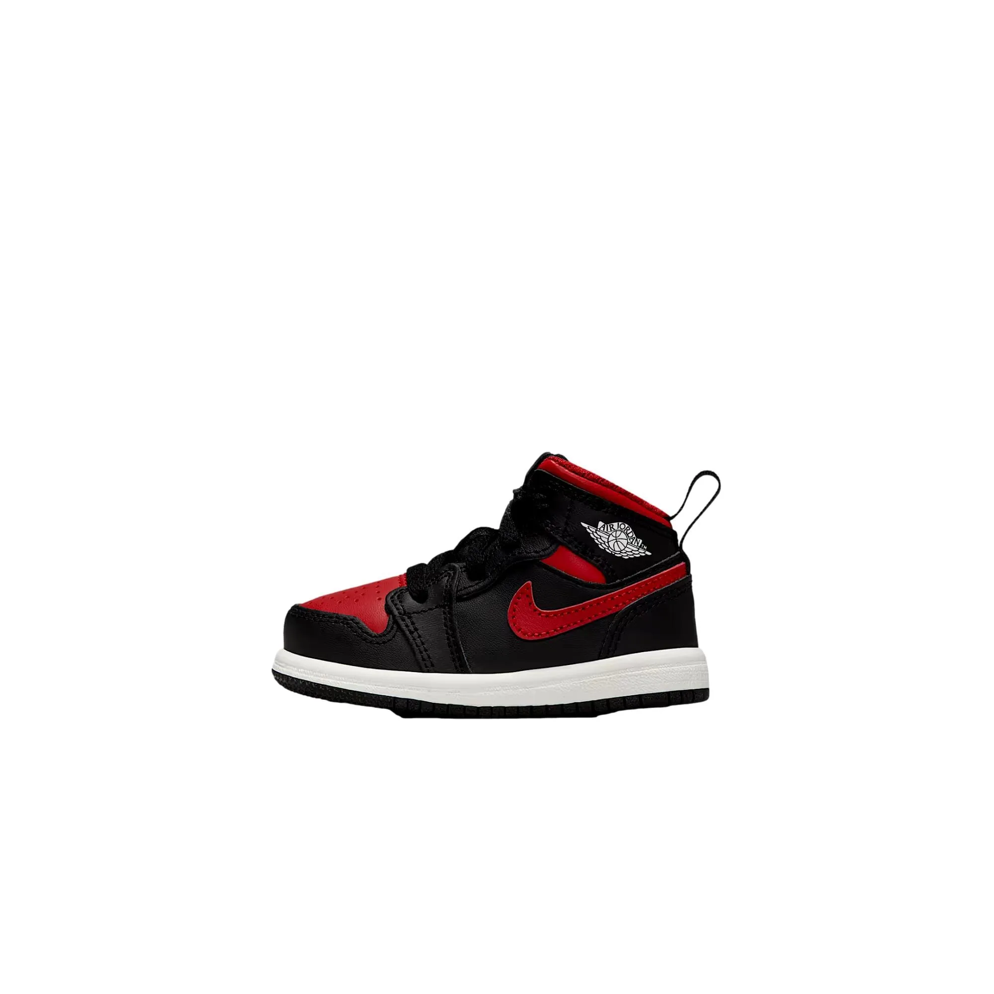 Nike Jordan 1 Mid Black / Varsity Red - Summit White  DQ8425-067 Toddler