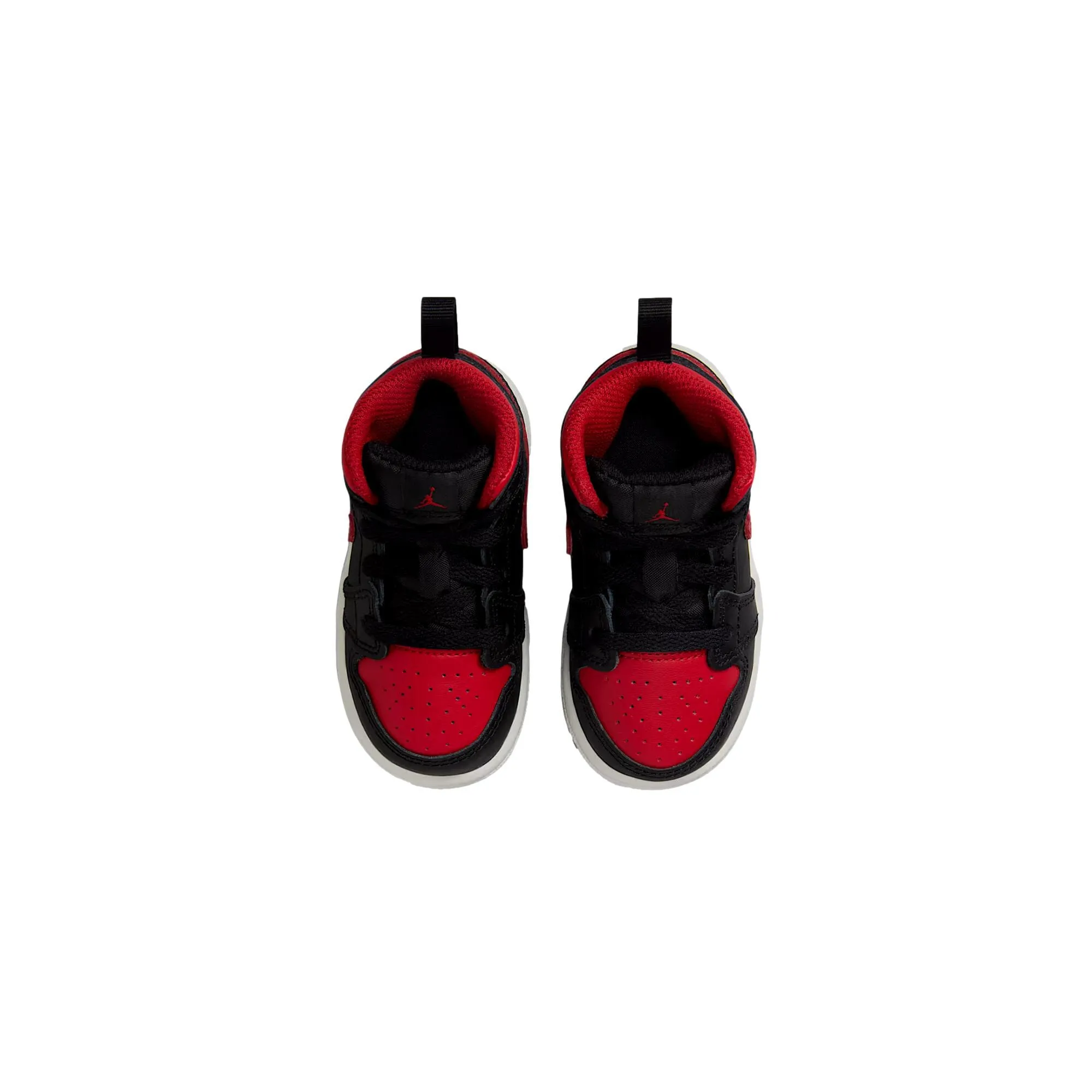 Nike Jordan 1 Mid Black / Varsity Red - Summit White  DQ8425-067 Toddler