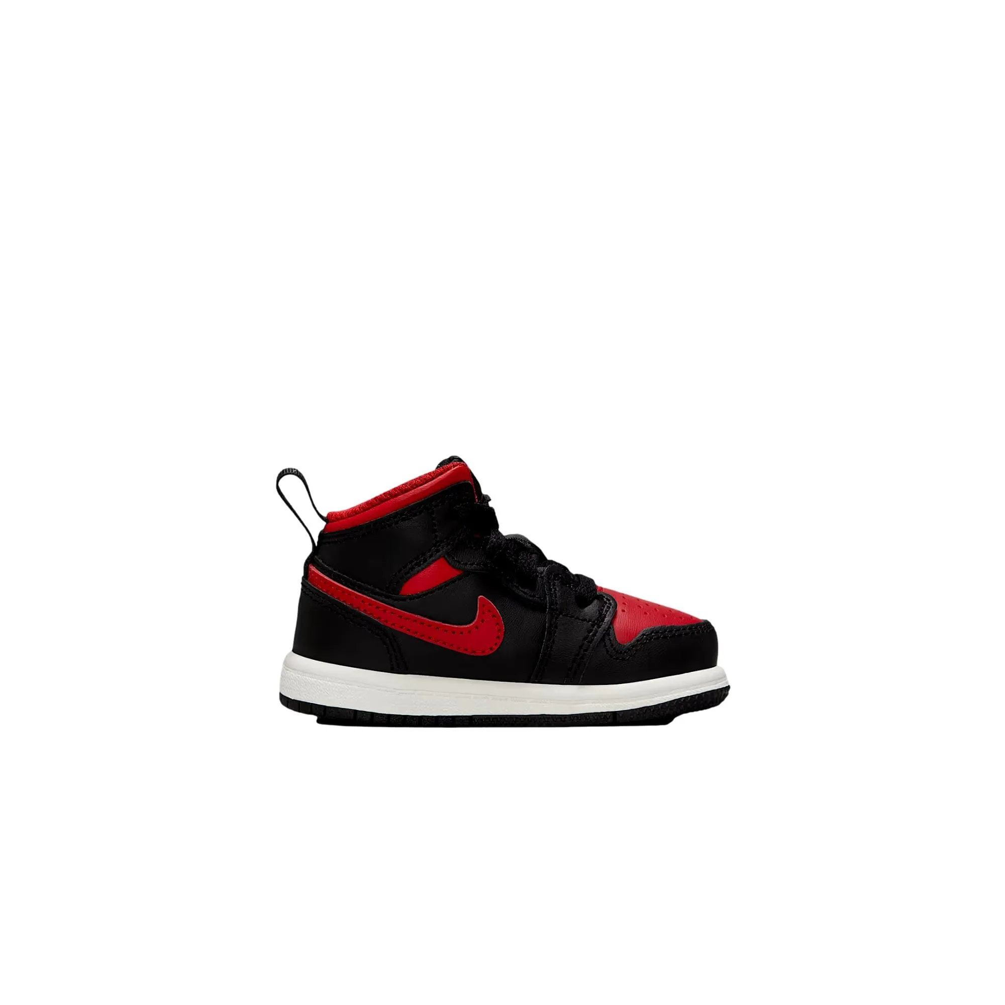 Nike Jordan 1 Mid Black / Varsity Red - Summit White  DQ8425-067 Toddler