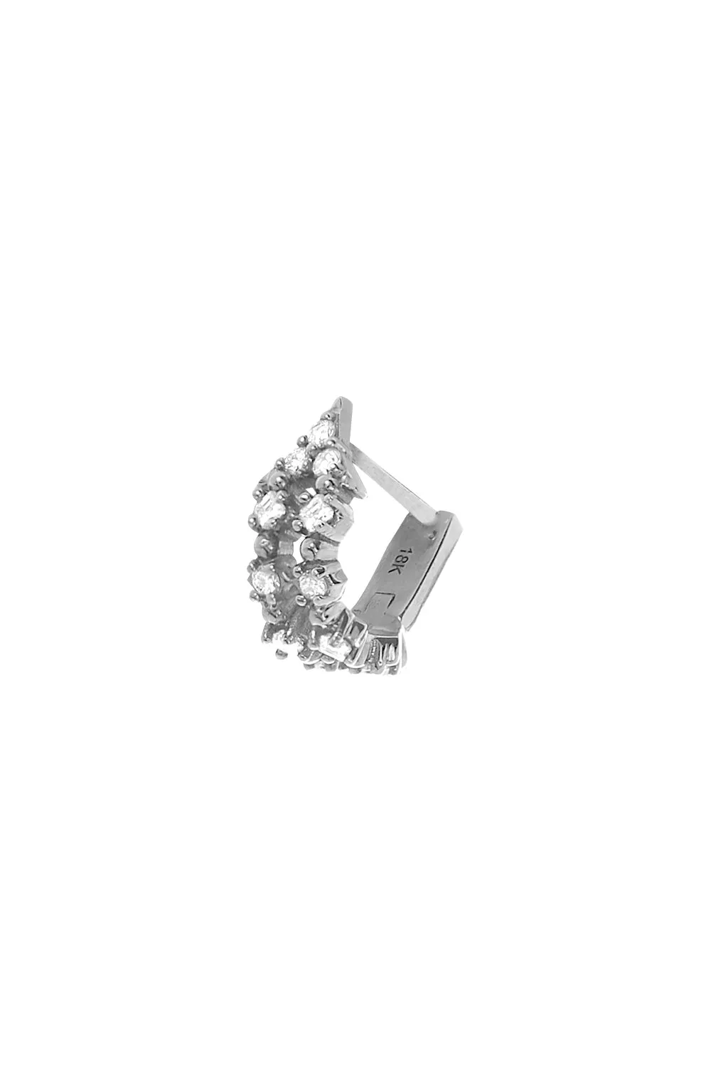 'Nineteen' Diamond Huggie Earring