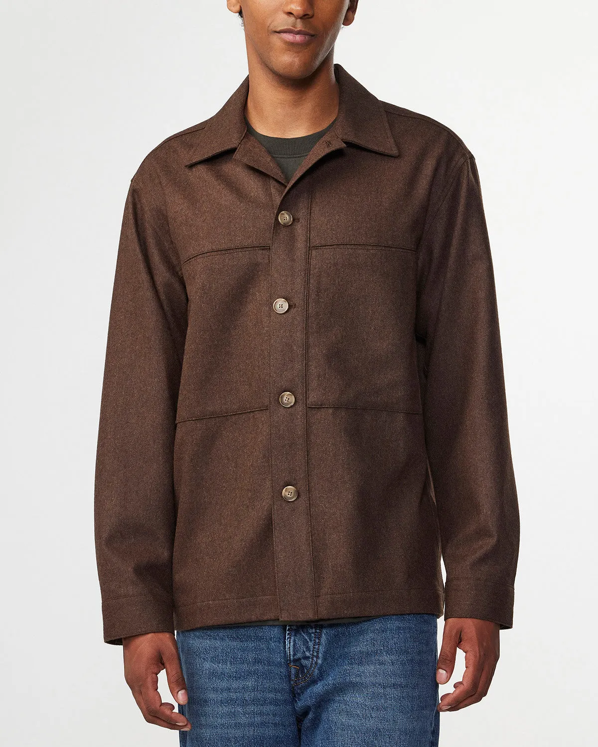 NN07 Isak 1630 LW Jacket Demitasse