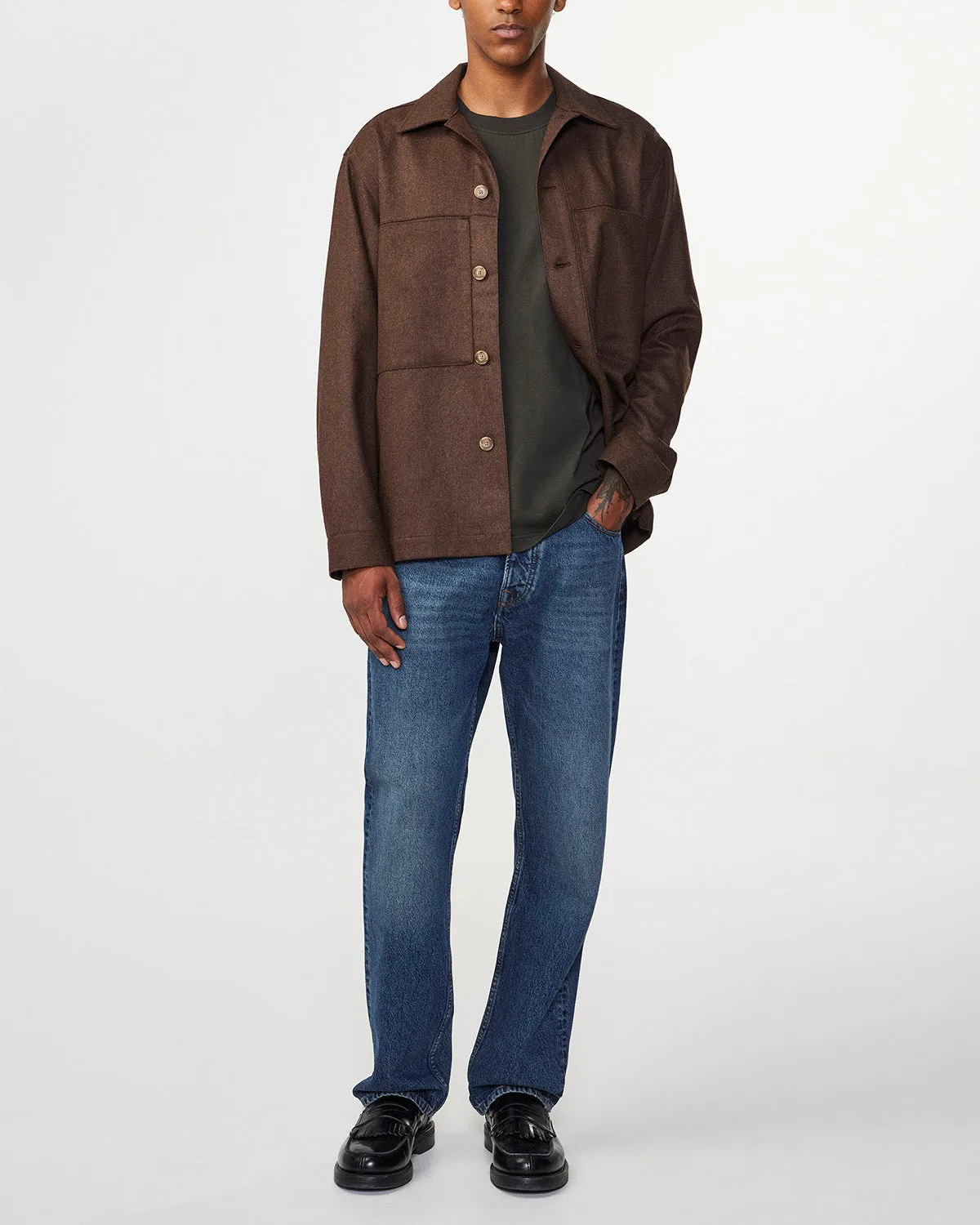 NN07 Isak 1630 LW Jacket Demitasse