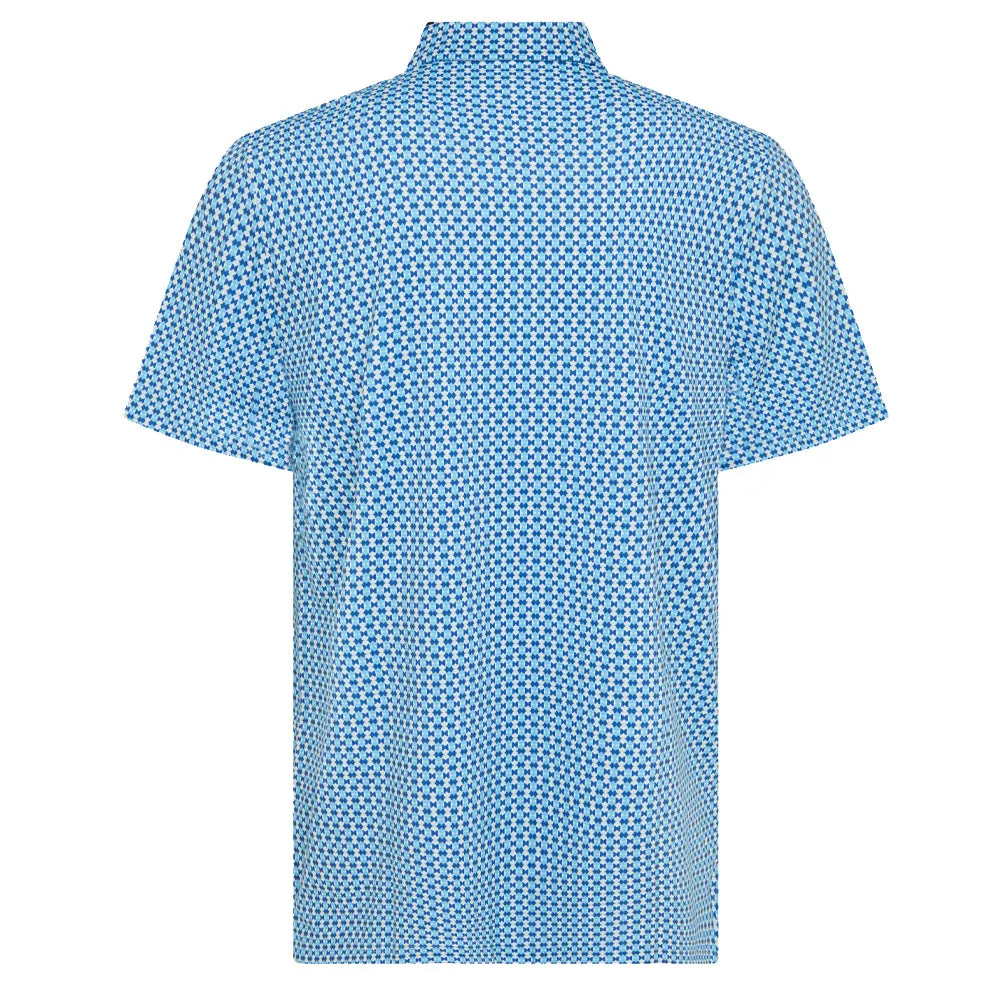 Original Penguin Petes Bowtie Print Polo Shirt - Blue Grotto