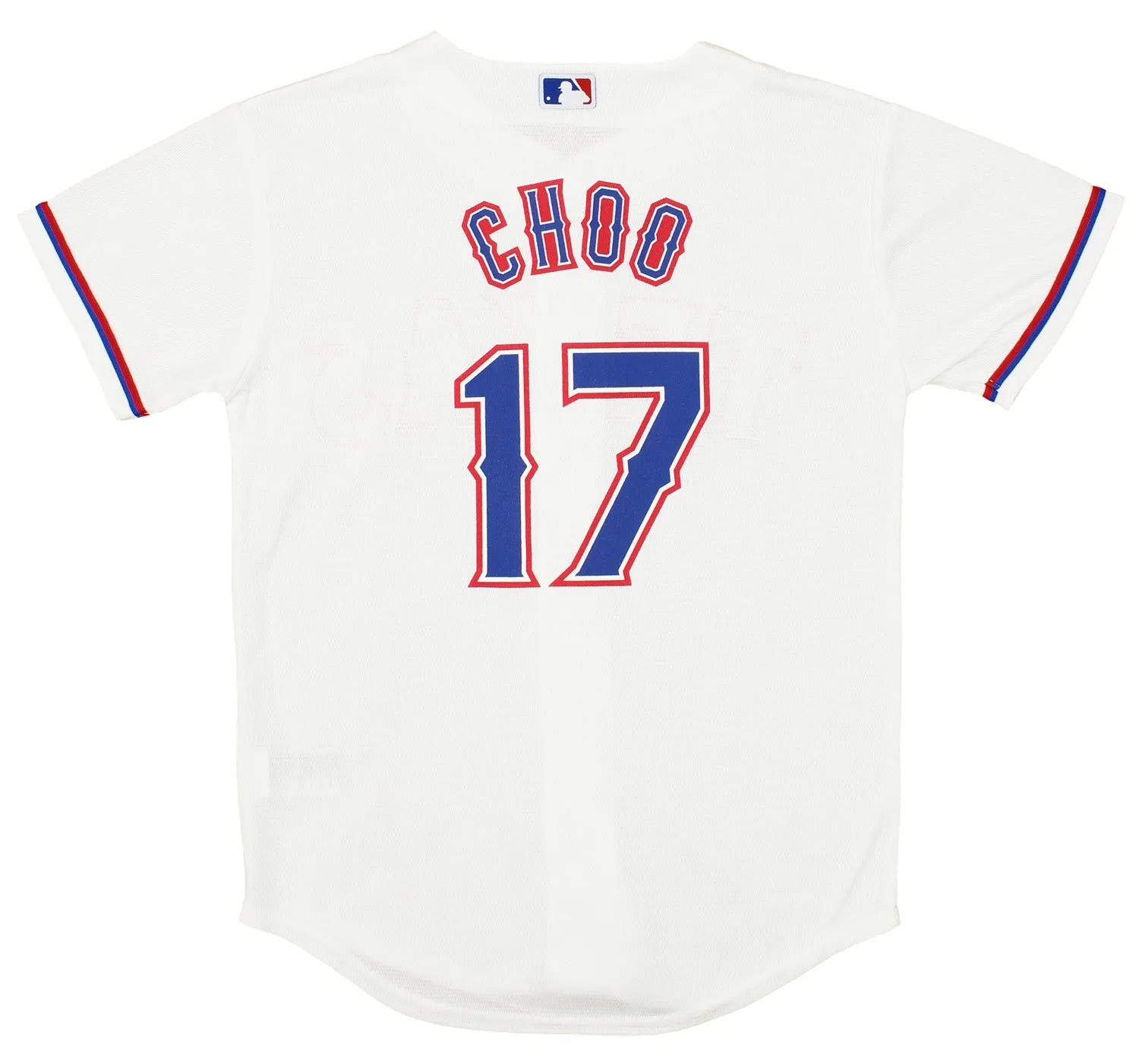 Outerstuff MLB Youth Texas Rangers Shin-Soo Choo #17 Cool Base Home Jersey, White