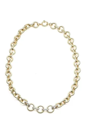 Oversized Paved Mixed Link Chain