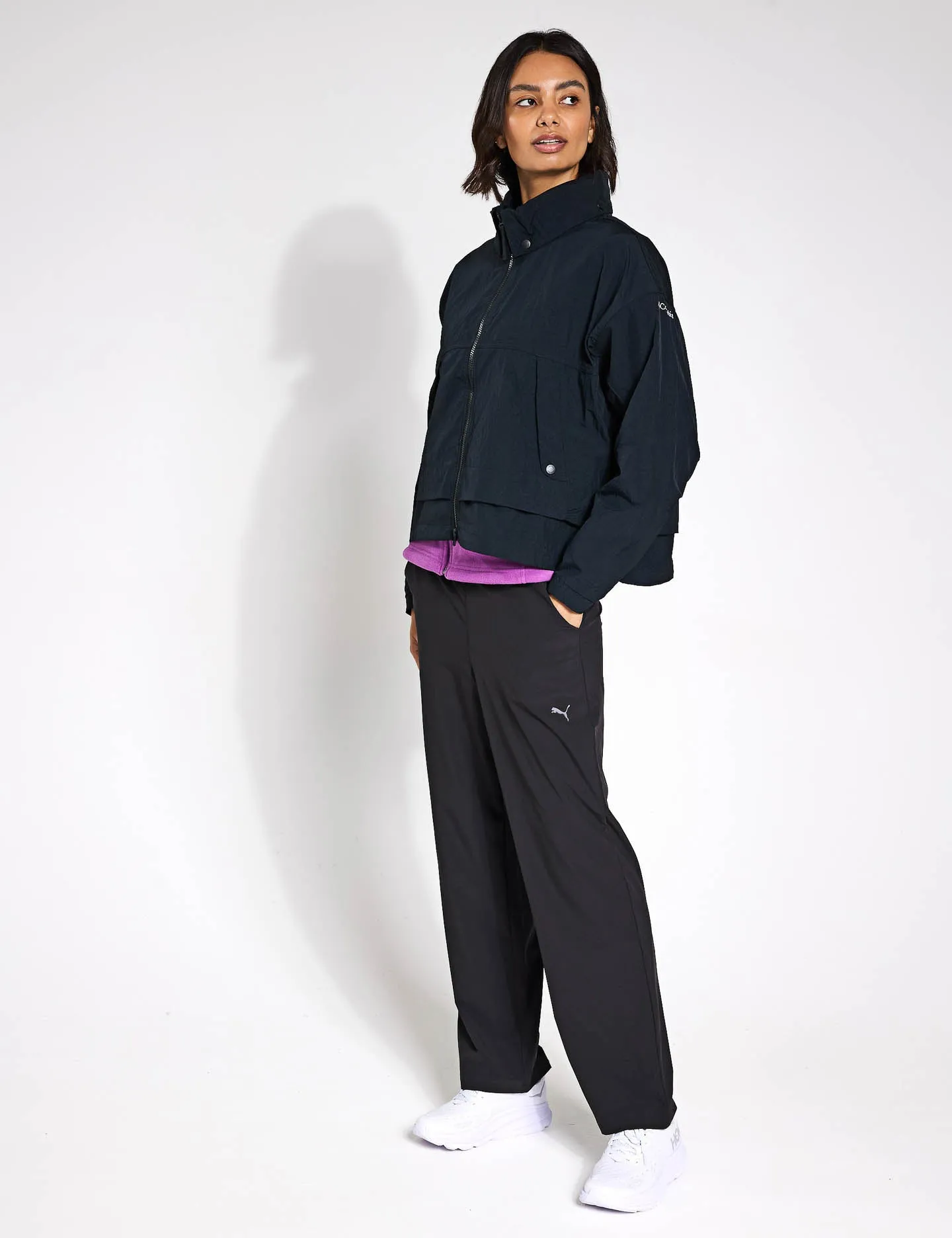 Paracutie II Hooded Windbreaker - Black