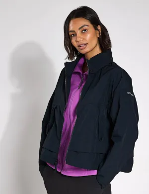 Paracutie II Hooded Windbreaker - Black