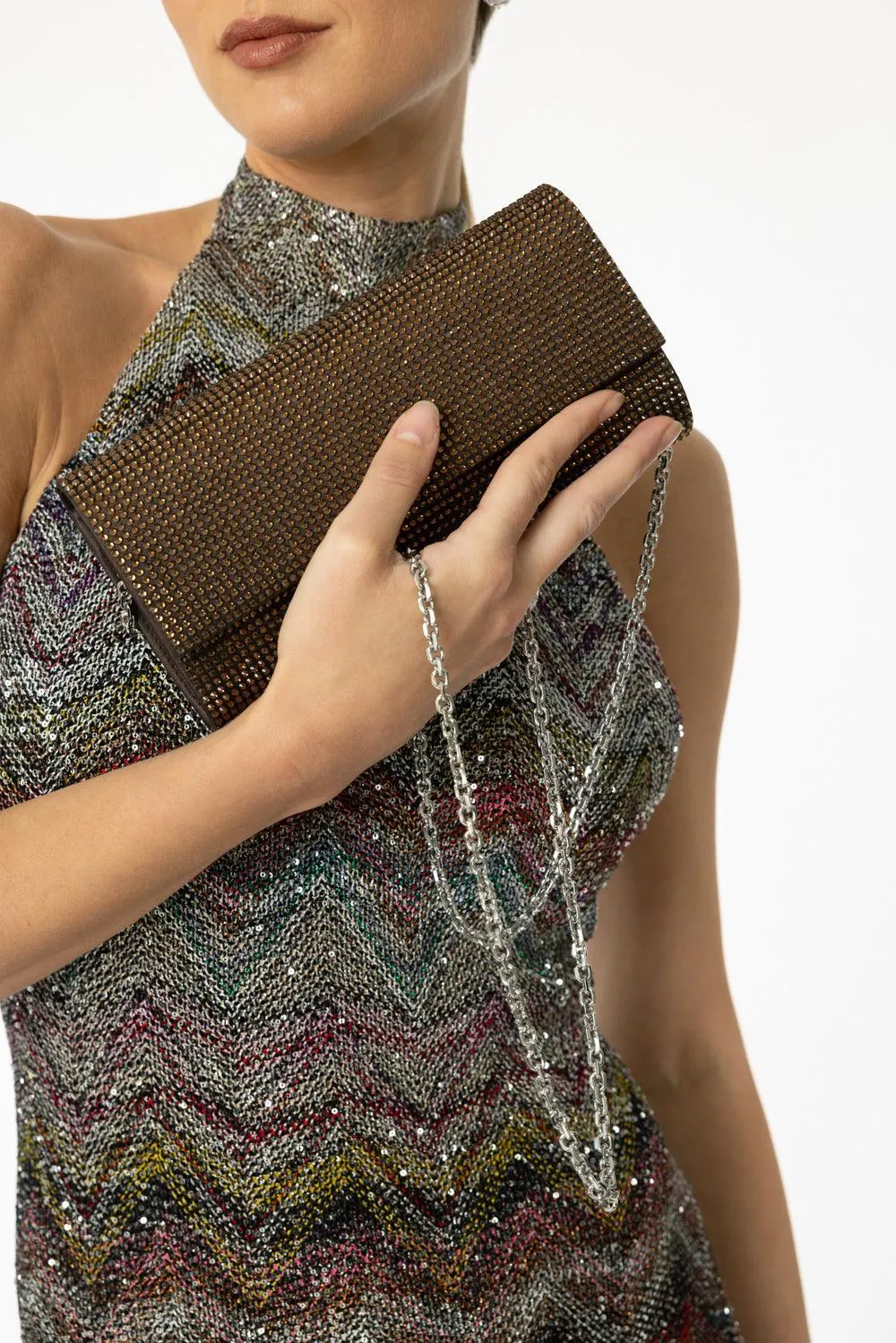 Perry Clutch - Chocolate
