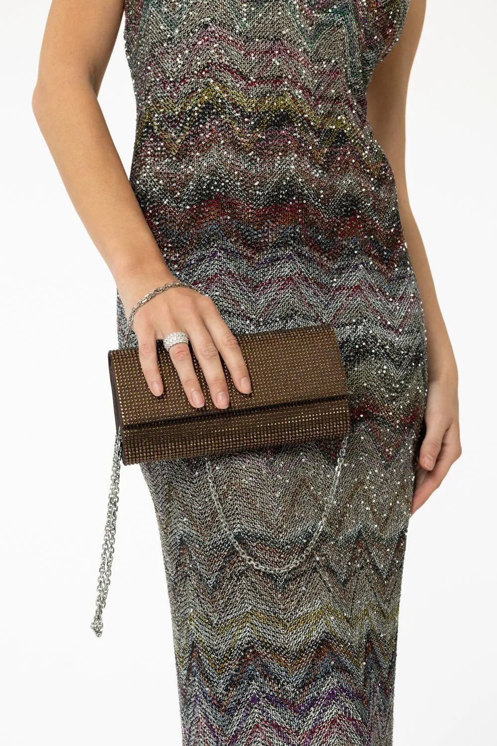 Perry Clutch - Chocolate