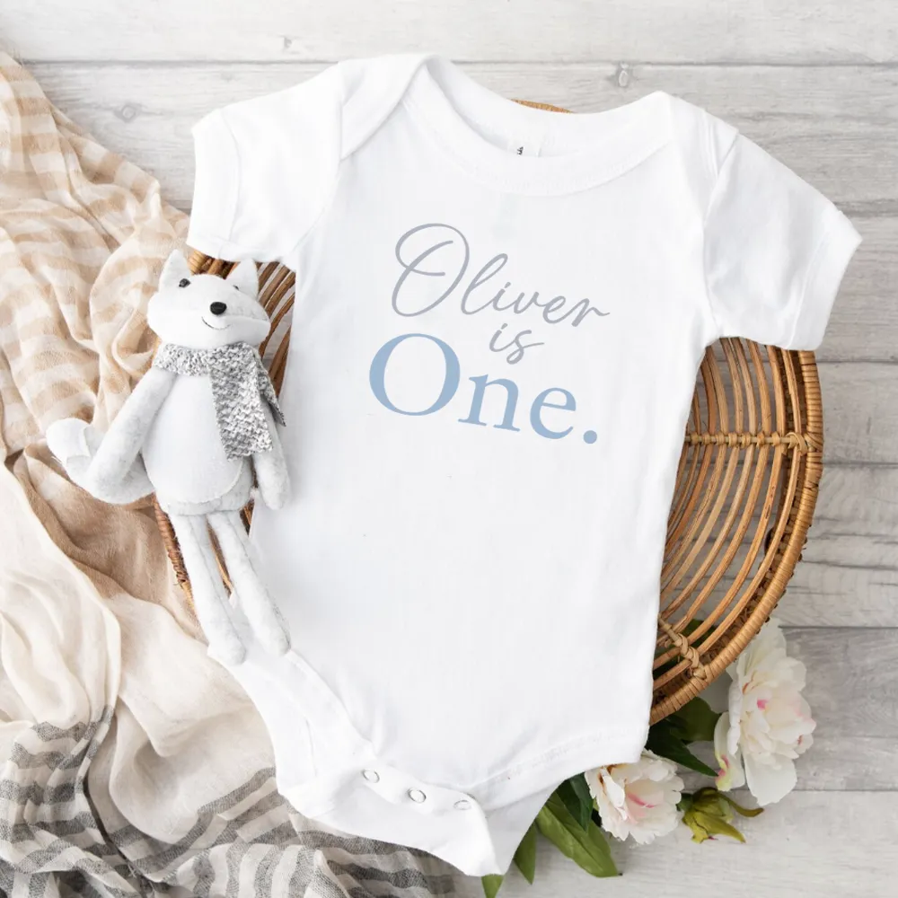 Personalised First Birthday Baby Vest