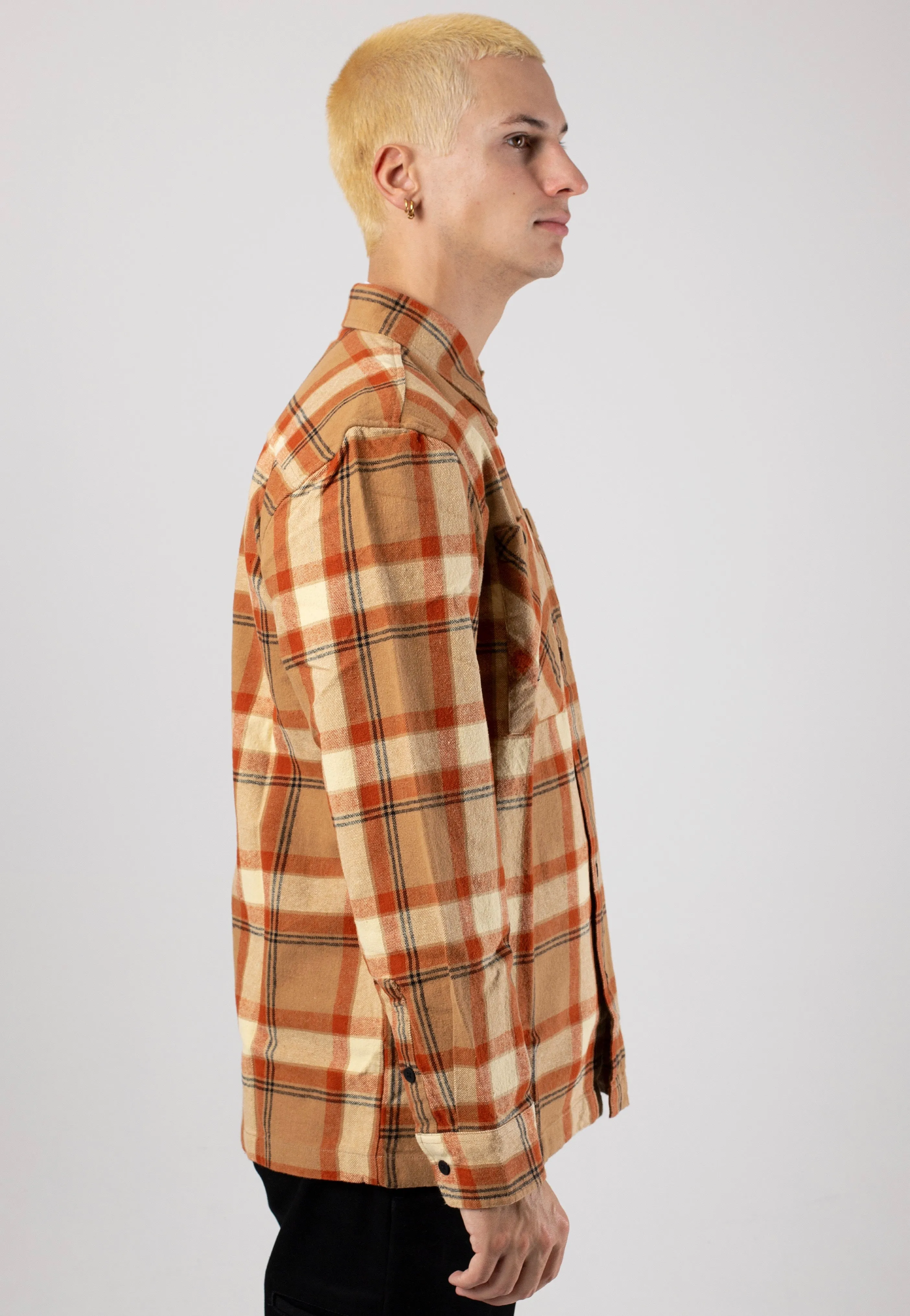 Picture - Relowa Plaid Wood Ash - Shirt