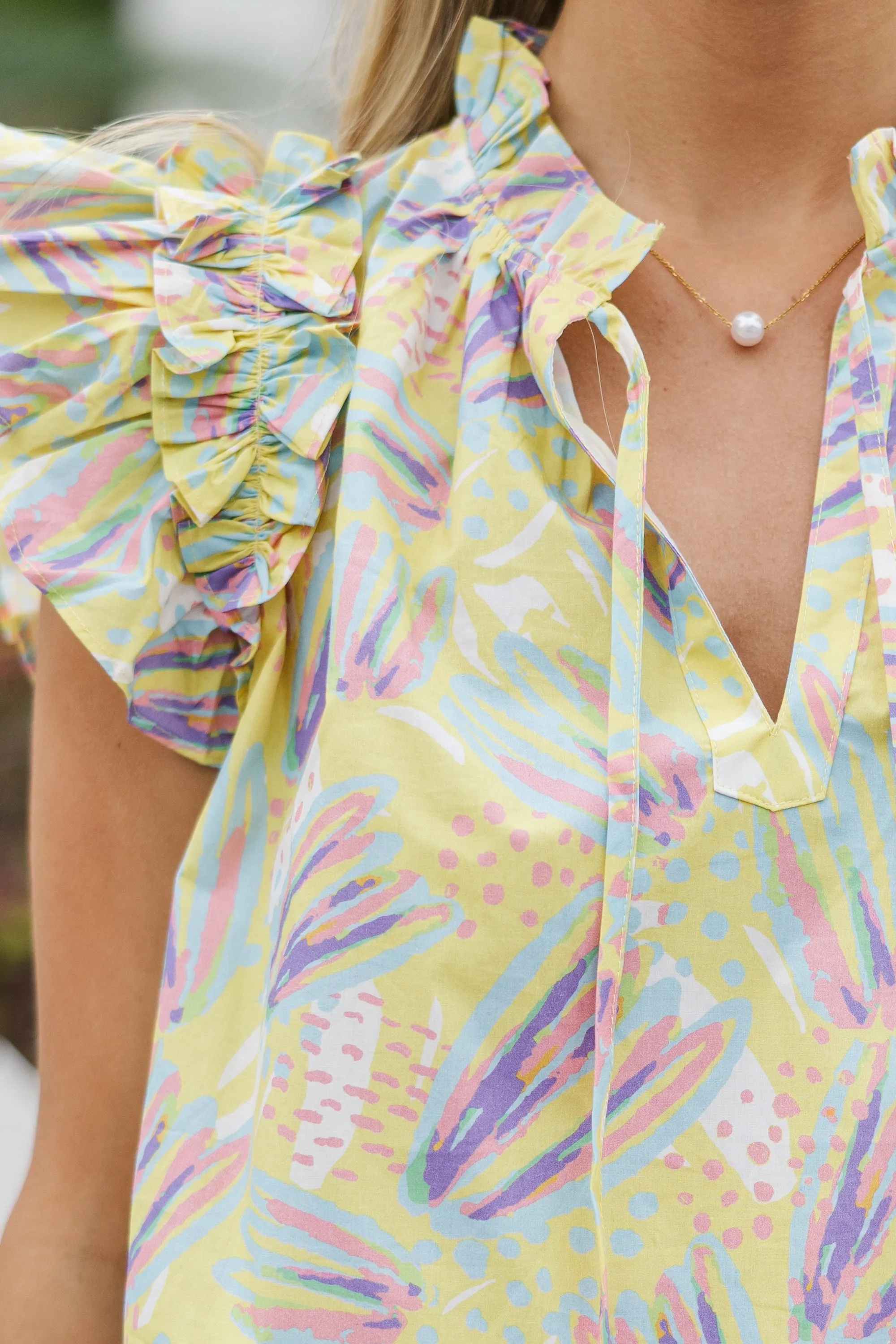 Pinch: Just Another Day Yellow Floral Blouse