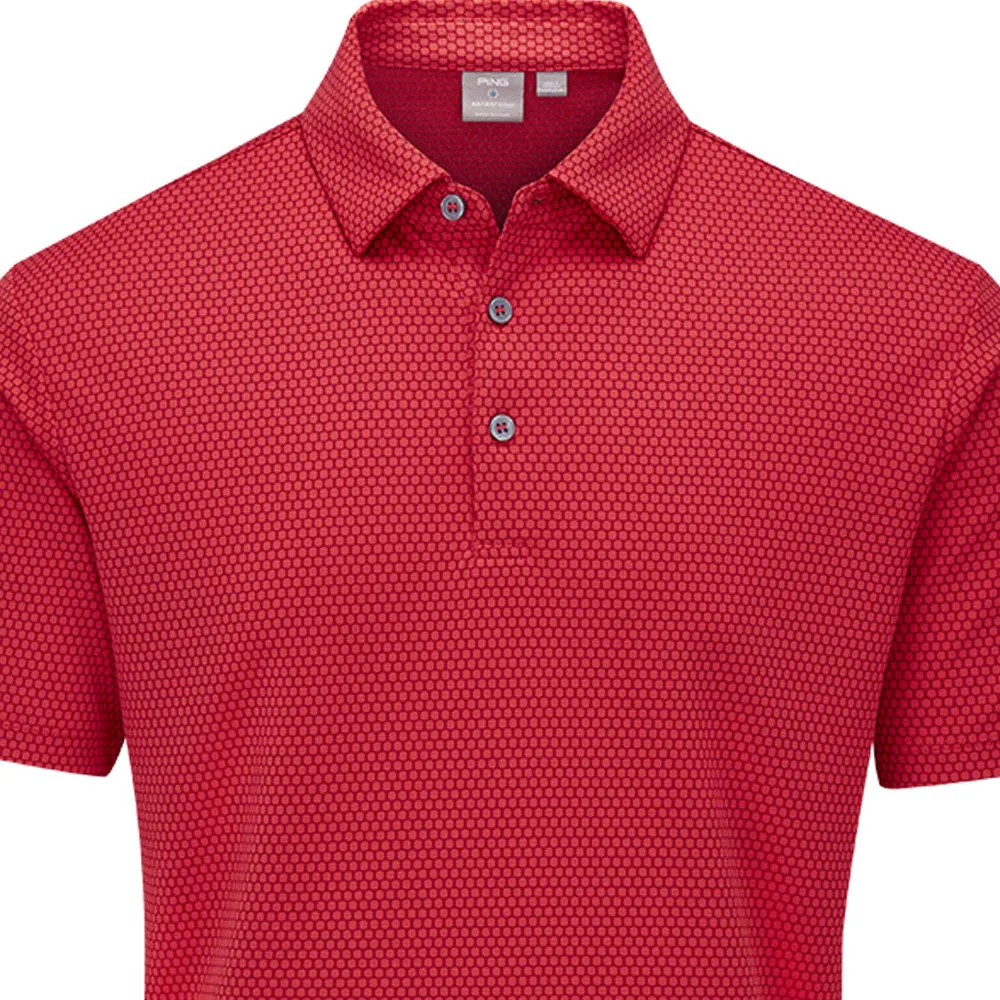 Ping Halcyon SensorCool Polo Shirt - Poppy Multi