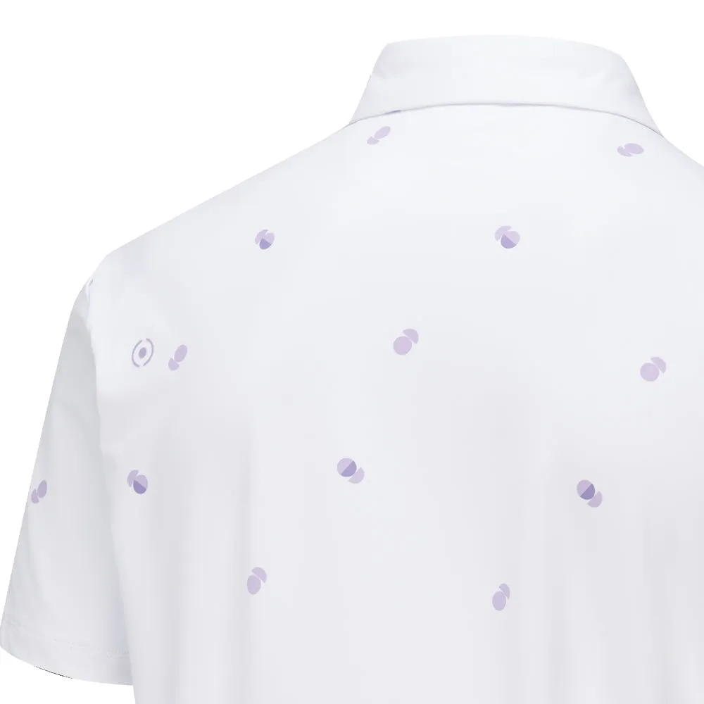 Ping Two Tone SensorCool Polo Shirt - White/Cool Lilac
