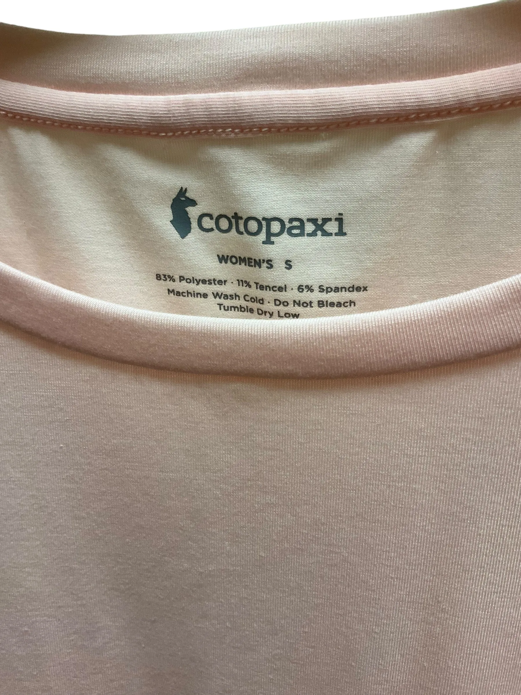Pink Athletic Top Short Sleeve Nordstrom, Size S