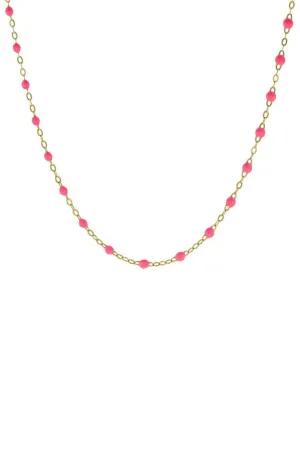 Pink Bead Classic Gigi Sautoir Necklace