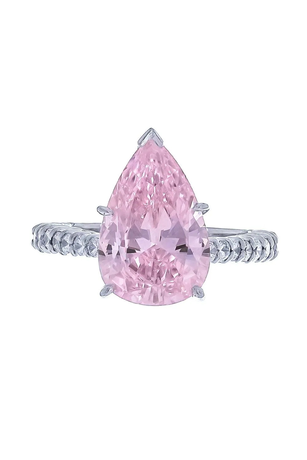 Pink Pear Band Ring