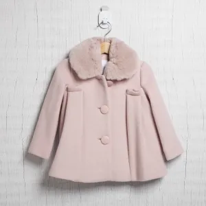 Pink Wool Coat