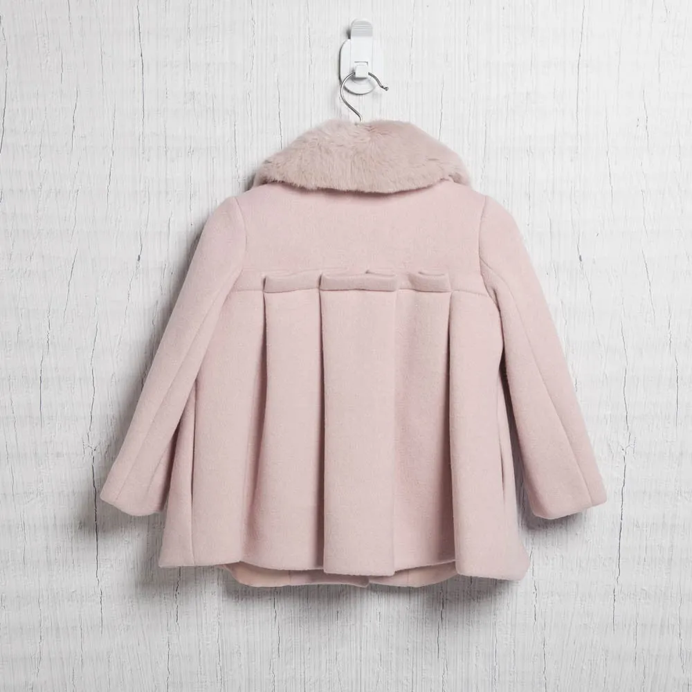 Pink Wool Coat
