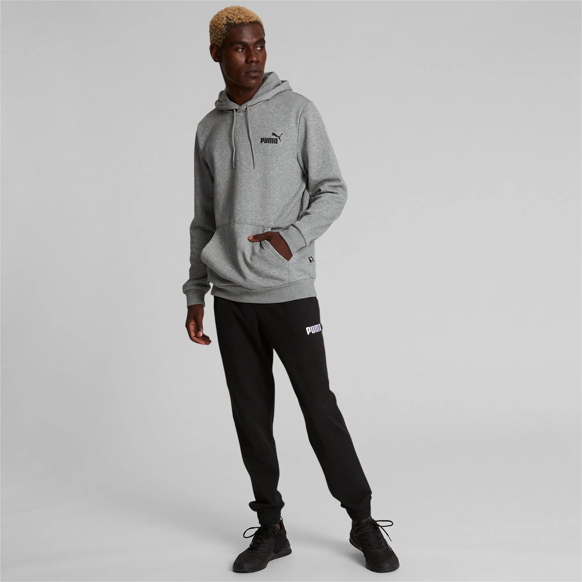 PUMA Men's Essentials Small Logo Hoodie