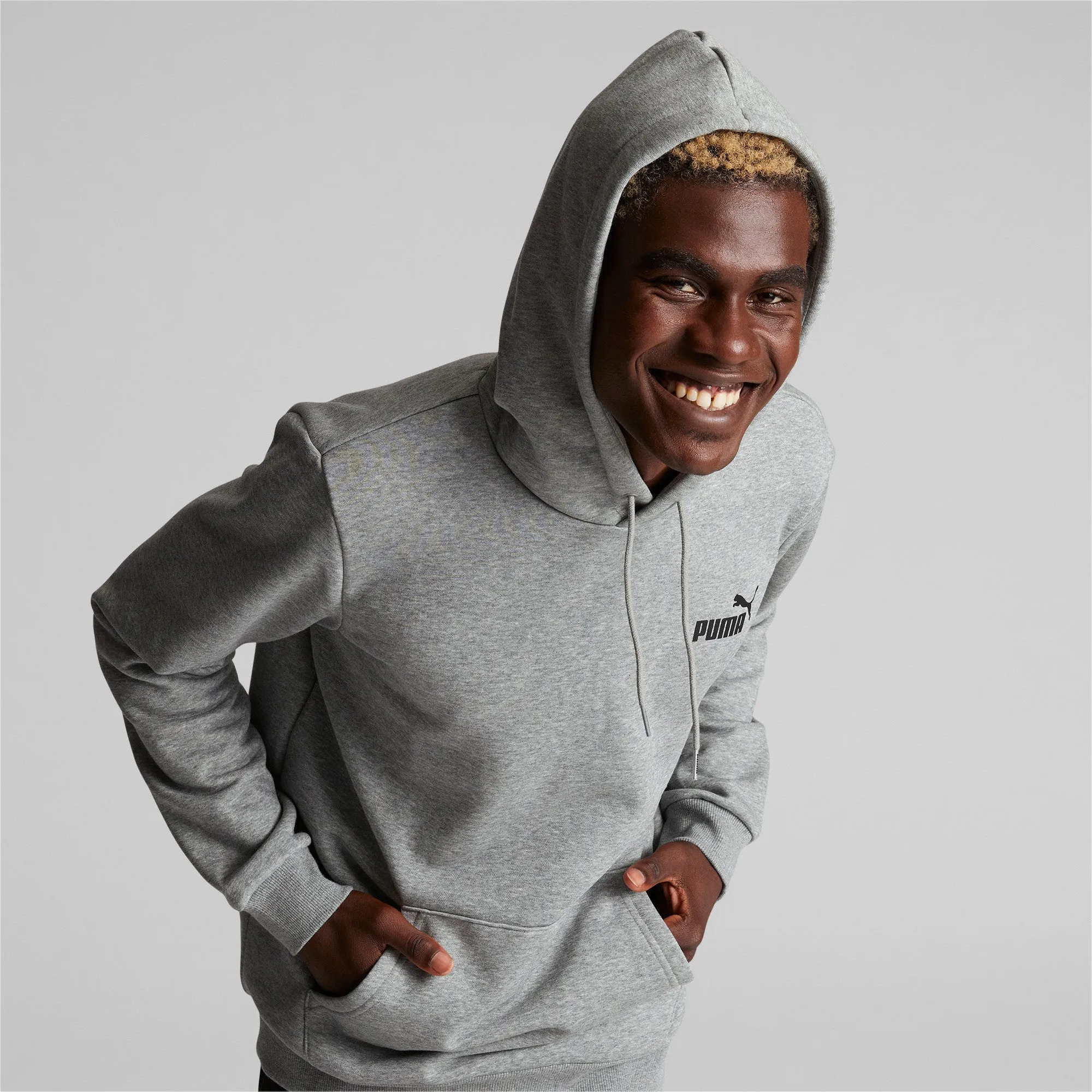 PUMA Men's Essentials Small Logo Hoodie
