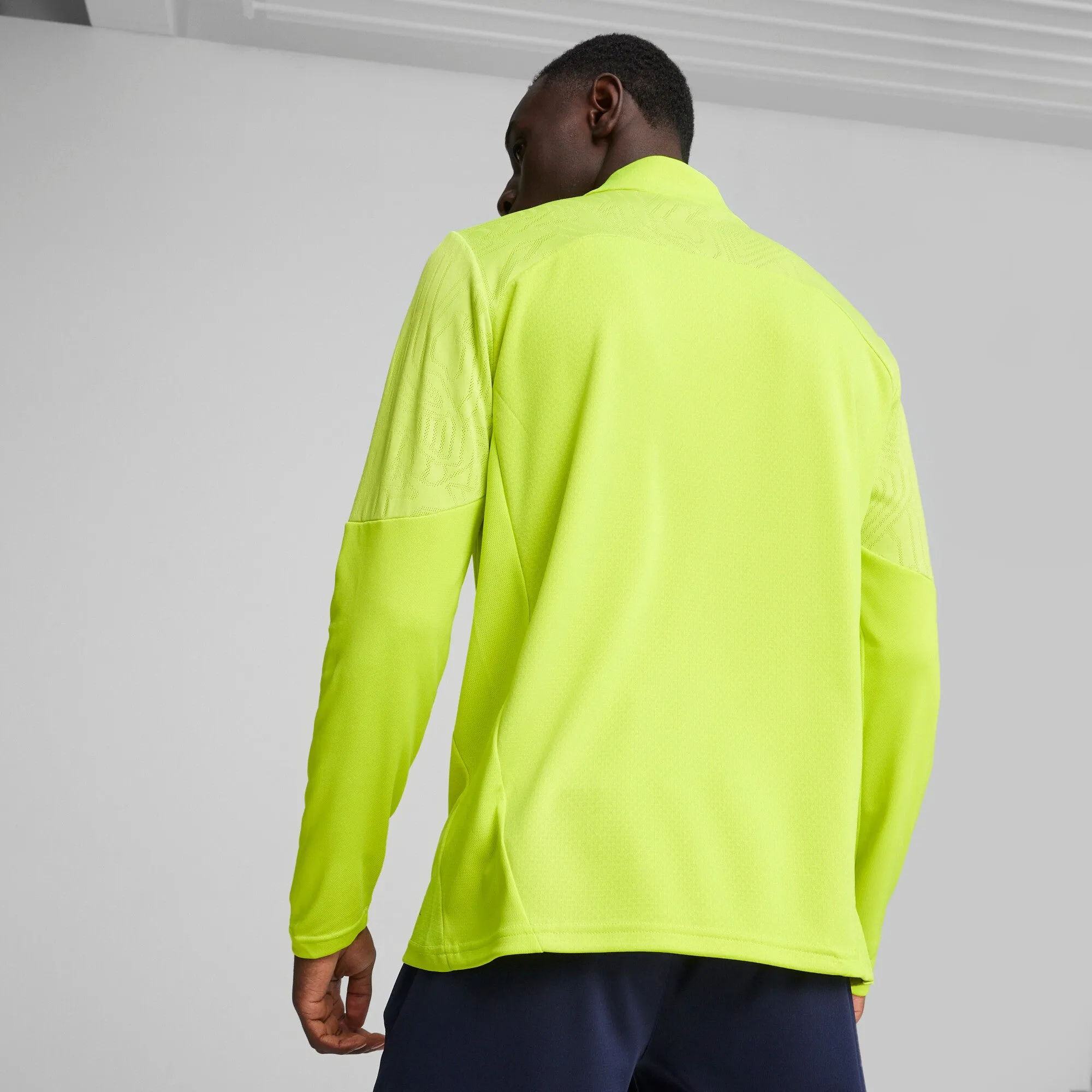 PUMA Men's teamFINAL Quarter-Zip Soccer Training Jacket