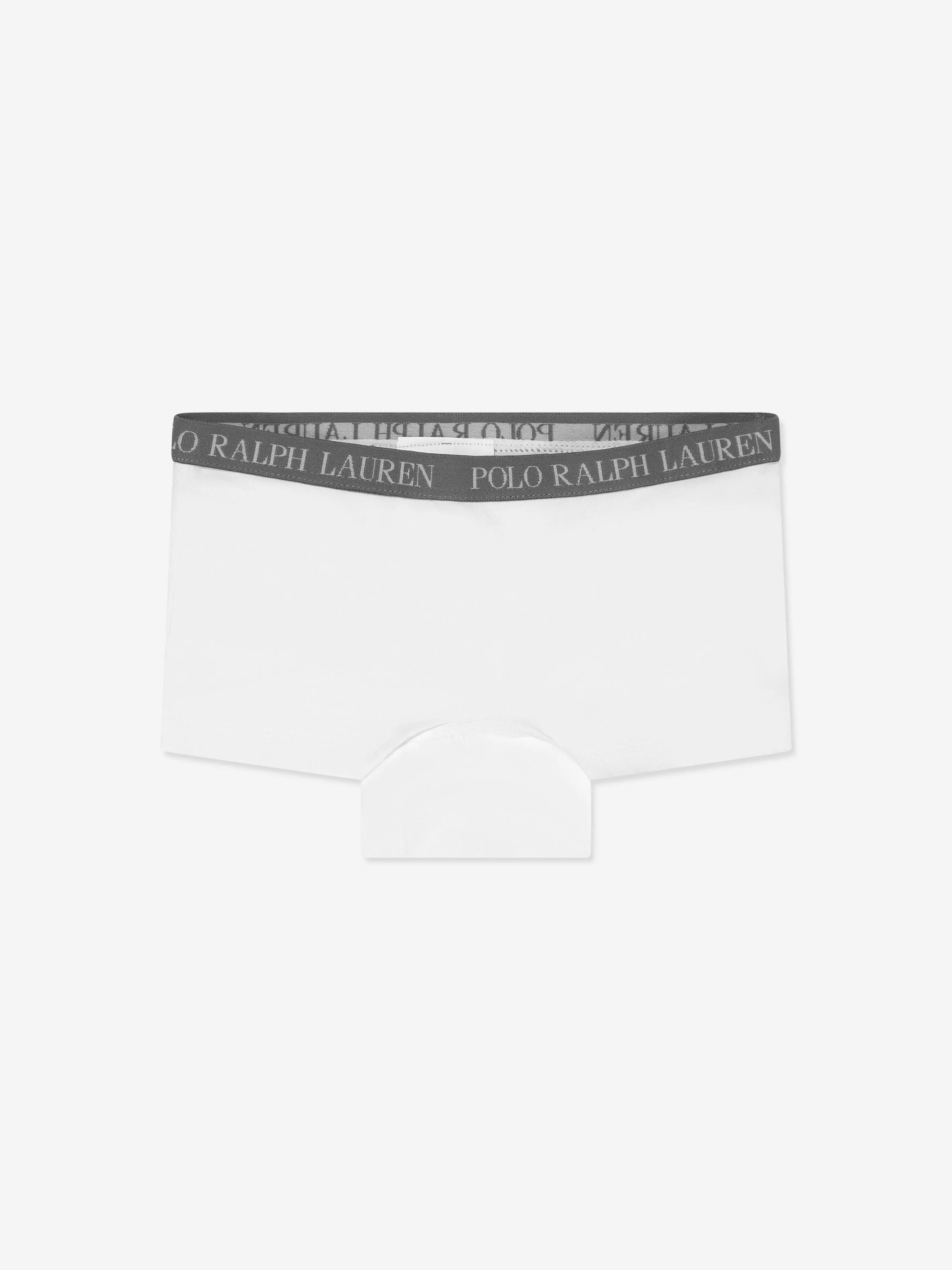 Ralph Lauren Girls 2 Pack Boxer Briefs Set in Grey